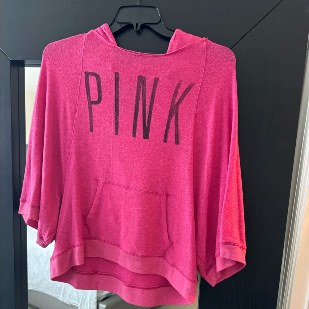 Pink Oversized Comfy Poncho/Jacket